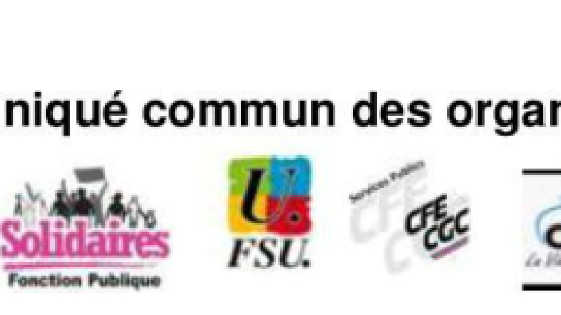 Grève à la Fonction publique le 22 mars en matinée