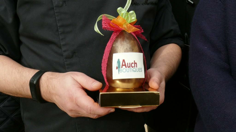 C'est parti pour la "chasse aux œufs" dans les vitrines auscitaines