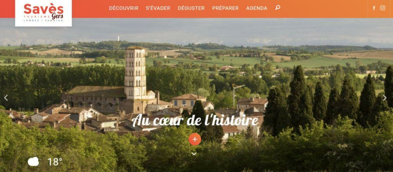 Office de Tourisme du Savès : Mise en orbite du site internet