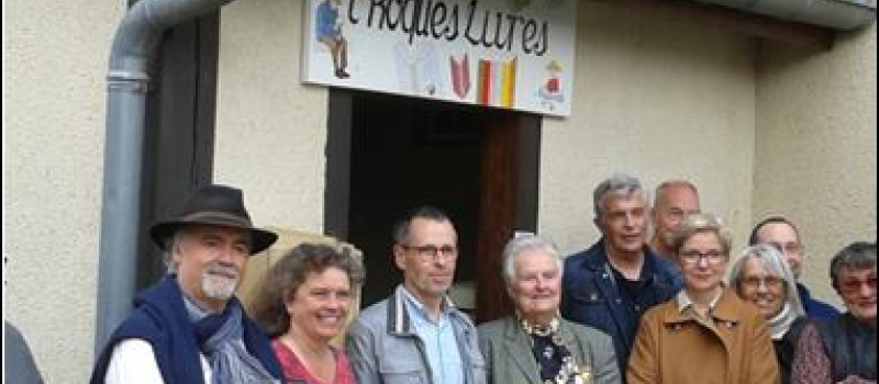 Inauguration de la bibliothèque de rue l