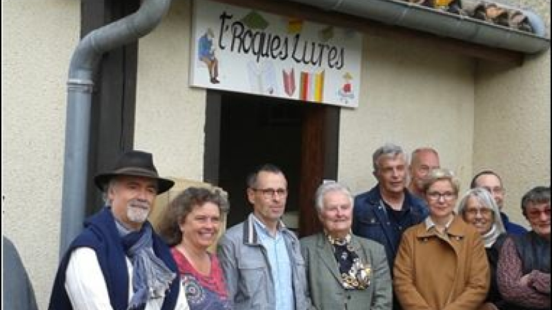 Inauguration de la bibliothèque de rue l
