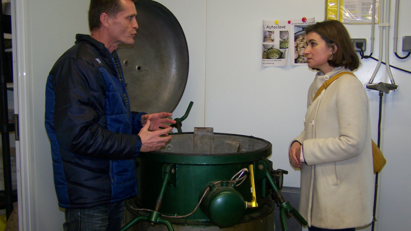 La ferme" d'Empluhaut" à Saint-Antonin a également ouvert ses portes 