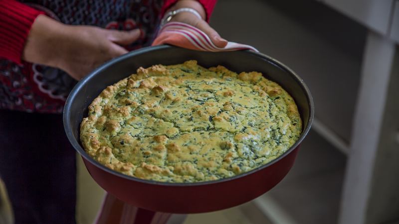 Toujouse – Un délicieux soufflé aux herbes sauvages 