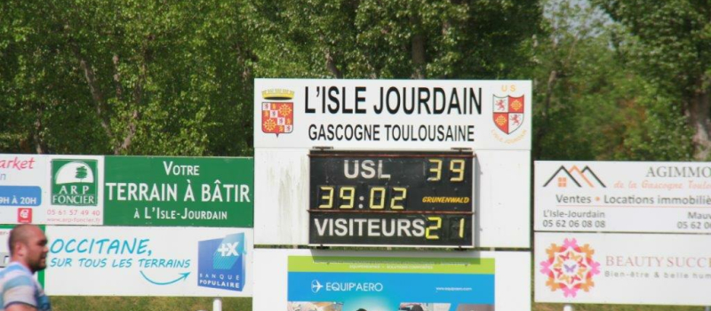 Rugby contrat rempli par l'USL