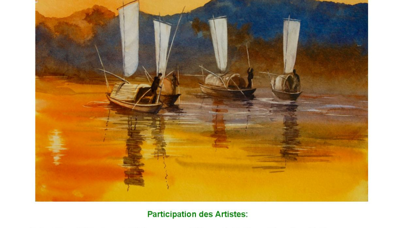 Exposition des aquarellistes de l'Atelier du Lac 