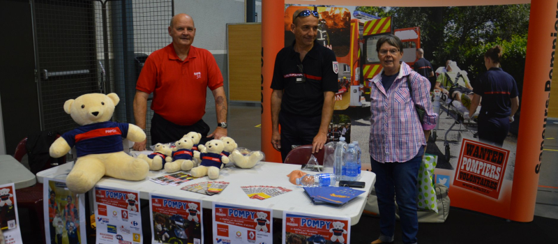 Les sapeurs pompiers présents sur la foire de printemps à Auch