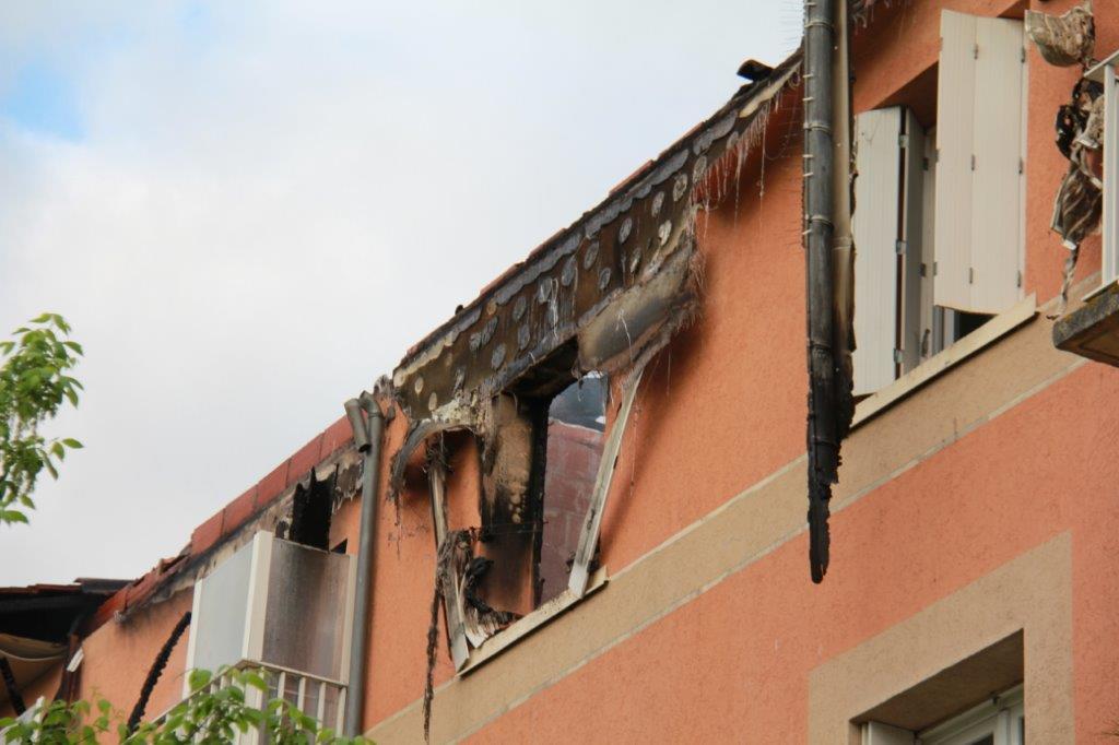 arrière de l'appartement du 4eme étage