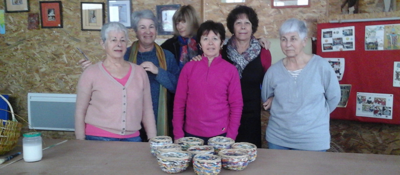 Atelier vannerie de l'association Episode  