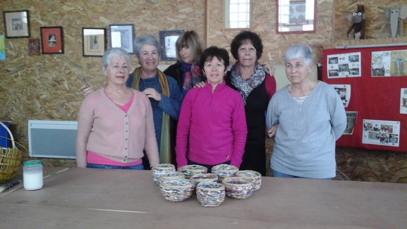 Atelier vannerie de l'association Episode  