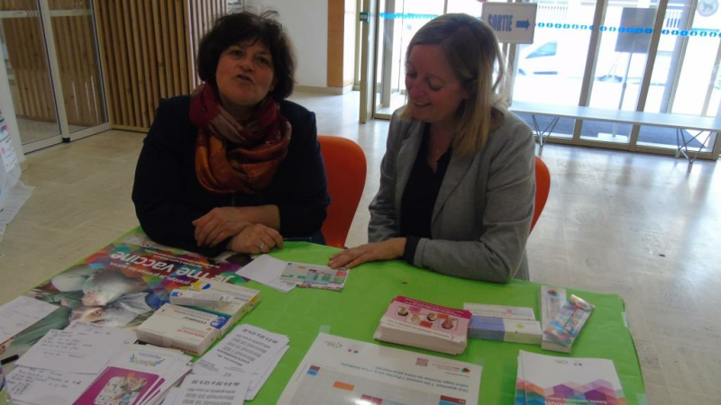  2 ème journée de sensibilisation à la vaccination  réussie pour la CPAM, l'ARS et le Conseil Départemental