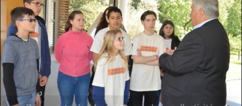 Les Cadets de la sécurité civile à la découverte du conseil départemental