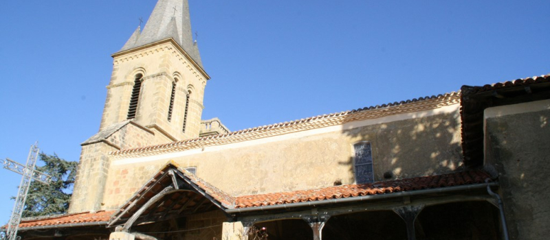 Sainte Dode : Rénovation des peintures murales de l'église.