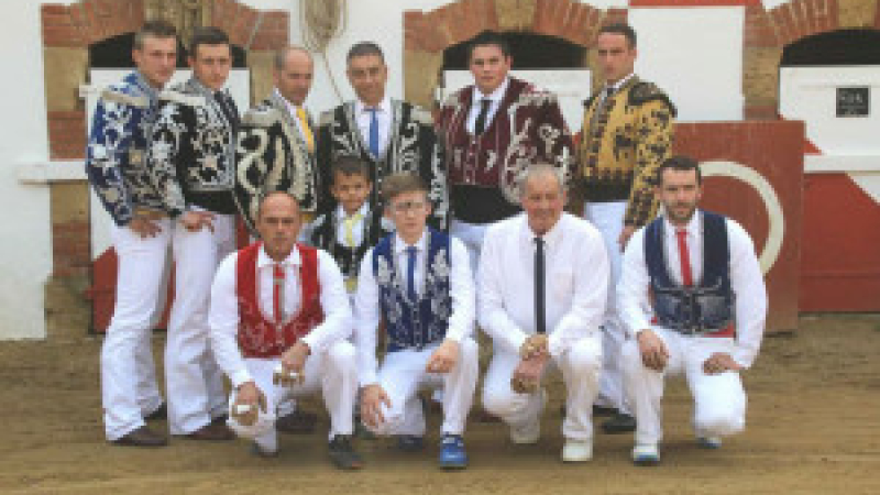 Course landaise promotion avec la quadrilla O. Larrieule