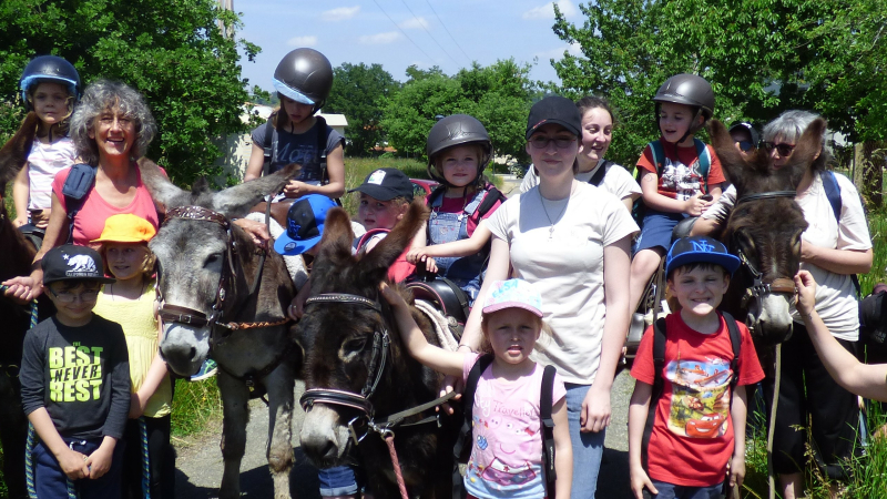Les enfants du ALAE sur les vallons de Marciac 