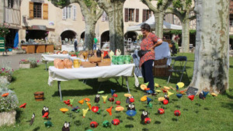 Le premier Marché de potiers et céramistes a eu lieu 