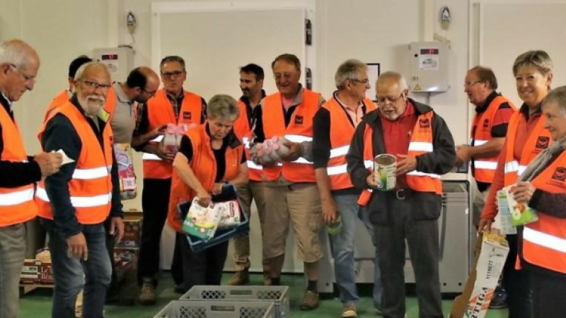 Une très belle collecte à la Banque Alimentaire