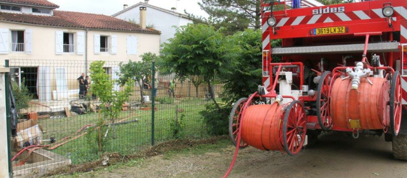 Orages : Nuit chargée pour les sapeurs pompiers gersois