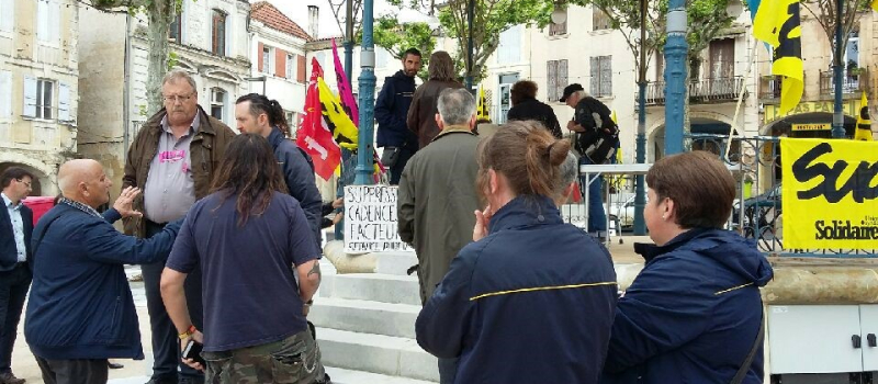 Communiqué de l'intersyndicale des facteurs et du centre courrier de Vic Fezensac