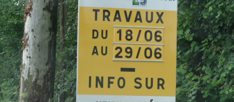 Travaux sur la départementale 929 et perturbation de la circulation 