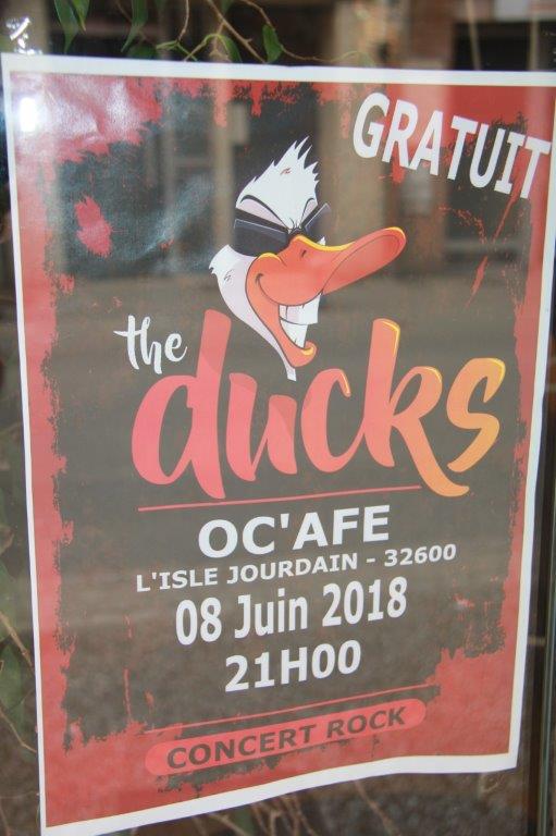 "The Ducks" au Oc'afé