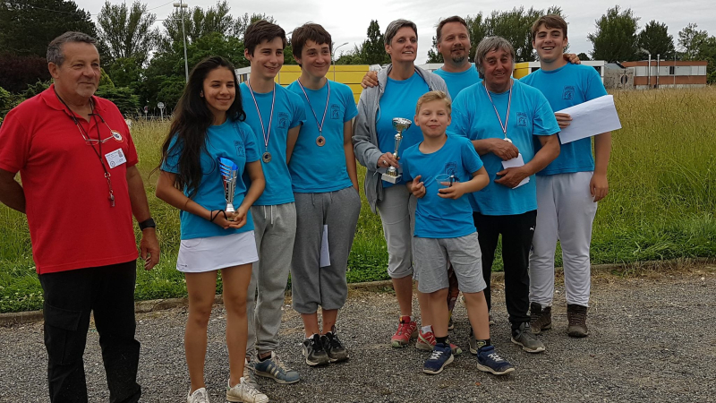 Archerie Mirandaise les jeunes en haut des tableaux