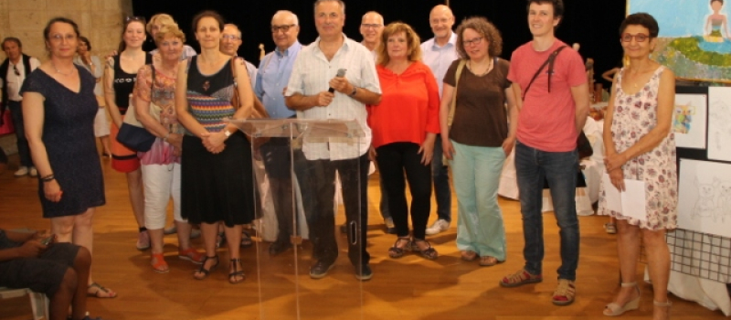 Vernissage de l'expo des "Artistes de l'ABG" au centre Cuzin Auch 