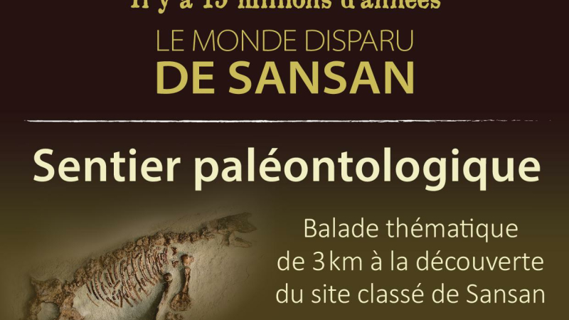 Le paléo-site de Sansan est entré dans le cercle très fermé  des grands sites du Muséum National de Paris 
