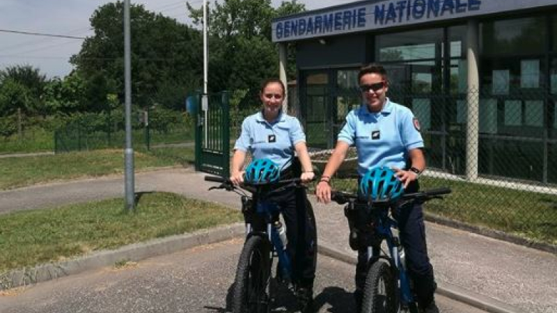 Les gendarmes patrouillent aussi en vélo