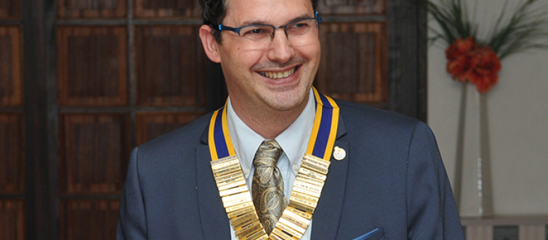 Un nouveau président au Rotary Club