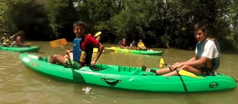 En canoé ou kayak plus proche de la nature