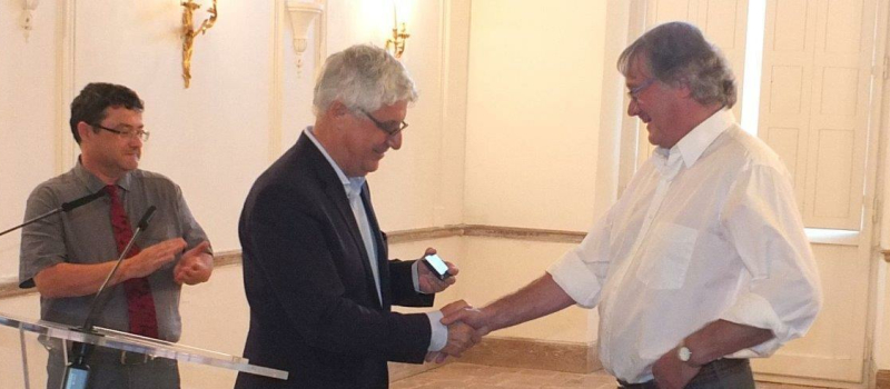 Michaël Simonow, mécène de l'abbaye de Flaran, nouvel ambassadeur du Gers 