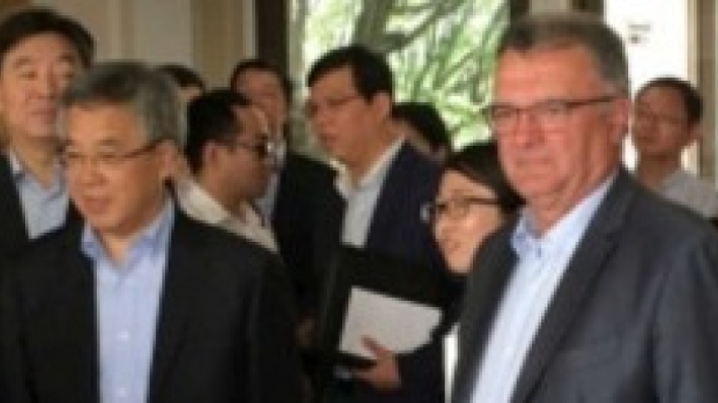Le vice-Premier ministre chinois  en visite chez Maïsadour