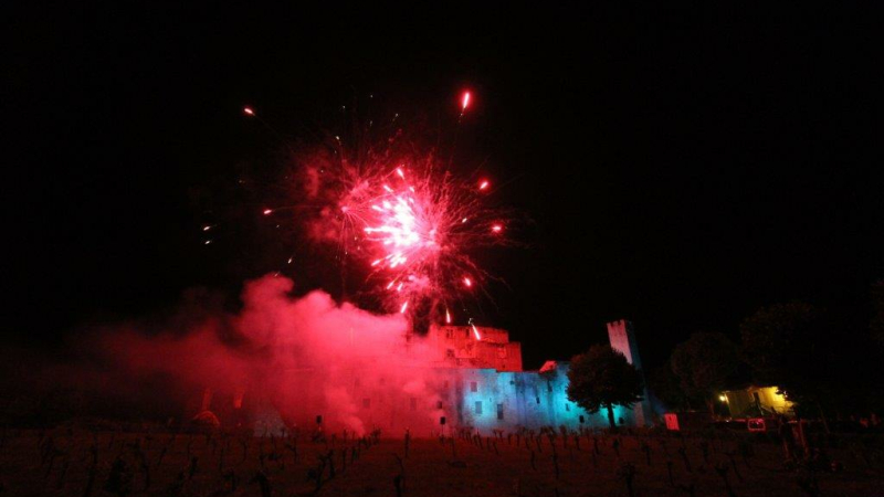 Feu d'artifice: une première