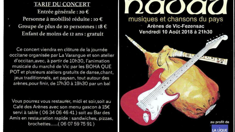 Jornada Occitana et Nadau en concert en Vic-Fezens'oc