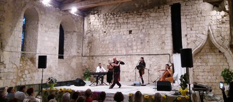 Samedi dernier 28 juillet, l’ACLED  proposait un concert tango argentin