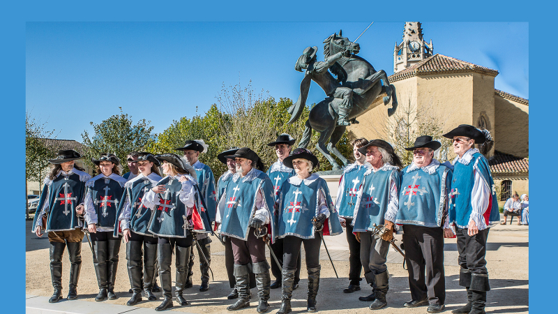 Lupiac met en scène la vie de d’Artagnan  