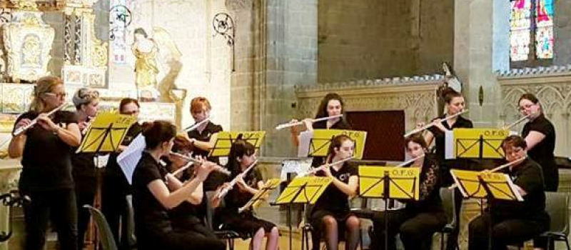 L'orchestre des flûtes du Gers en concert