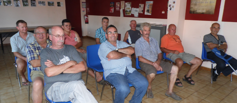 Société de chasse du Bas-Arros en assemblée générale : 
