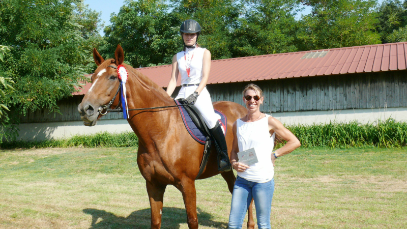La cadette Célia Bottamedi vice-championne de France en dressage