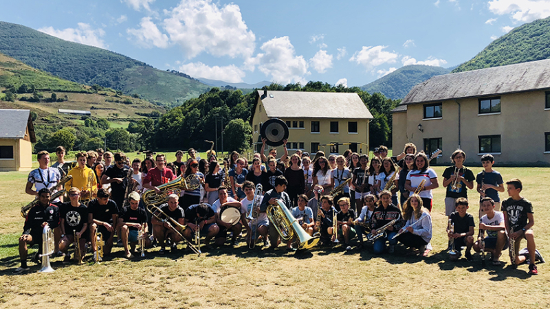 Les musiciens gersois en stage a Arreau