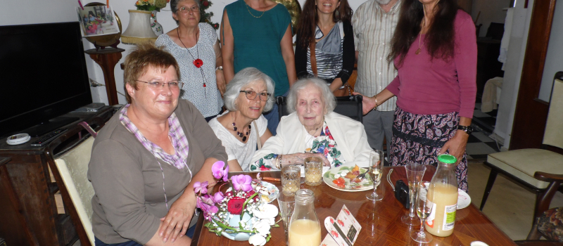 Louise Burgorgue "Bibise" a fêté ses cent sept ans