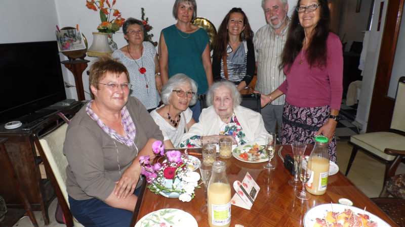 Louise Burgorgue "Bibise" a fêté ses cent sept ans
