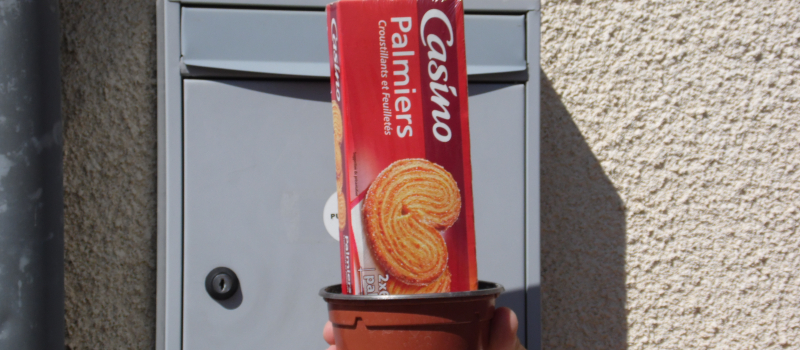 Giratoire éphémère de la rue Sainte-Quitterie 