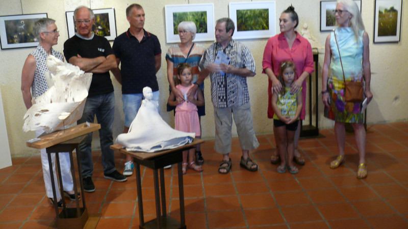 Trois artistes s'exposent à la Cavéa