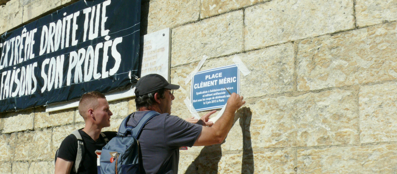 Le collectif antifasciste gersois rend hommage à Clément Méric