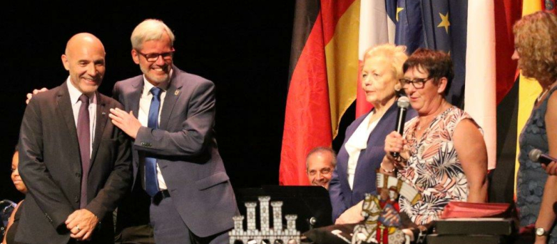 Condom, Gründberg, Mragowo : l'amitié célébrée