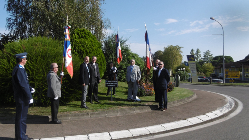 Inauguration du Rond-Point de l’Ordre National du Mérite