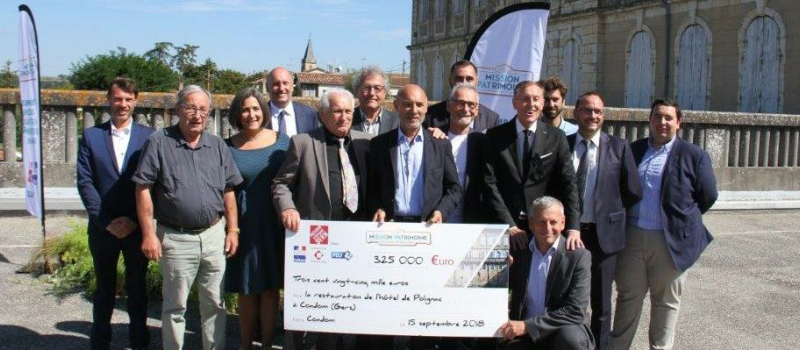 Mission patrimoine : La mairie vient de percevoir un acompte de 325 000 euros pour la restauration de l'hôtel Polignac