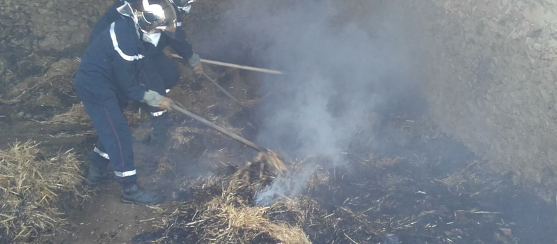 Fait divers un feu de broussailles menaçant