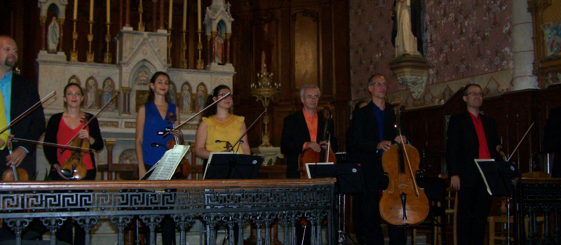 A l'Eglise Saint-Vincent de Sarrant : brillante interprétation par l'Orchestre de Chambre de Toulouse pour les Journées du Patrimoine